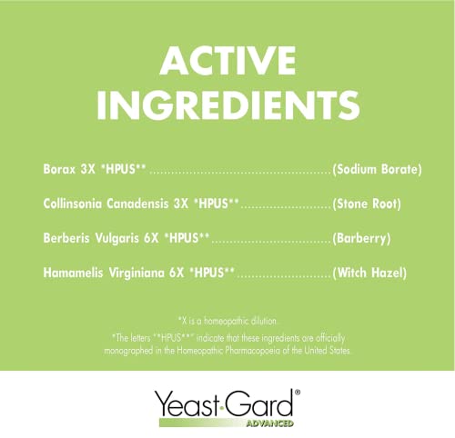 Yeast-Gard Homeopathic Formula Gel Soothes & Cools - 1 Ounce